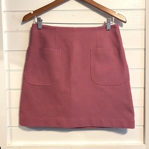 LOFT Pink Skirt with Pockets